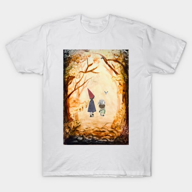 wirt, greg, and beatrice with watercolor background T-Shirt by OddityArts